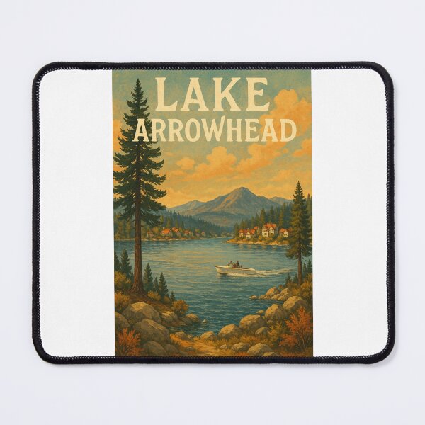 Item preview, Boating on Lake Arrowhead – San Bernardino County, California designed and sold by Places On Earth.