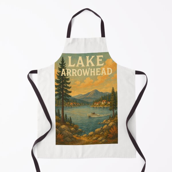 Item preview, Boating on Lake Arrowhead – San Bernardino County, California designed and sold by Places On Earth.