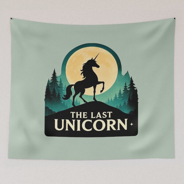Item preview, The Last Unicorn - Retro Fantasy designed and sold by Myra365Art.