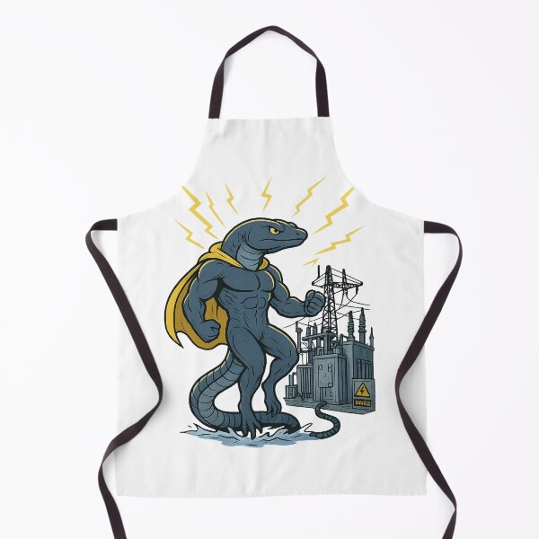 Item preview, ⚡ Heroic Electric Eel – Power Station Guardian designed and sold by Akita Moods.