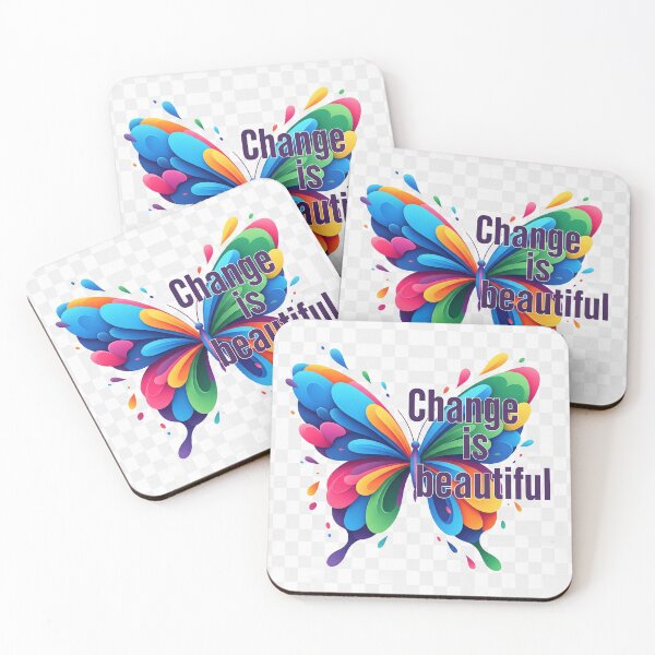 Item preview, "Change is Beautiful – Transformative Abstract Art" designed and sold by Fire-Beetle Incorporated (firebeetle).