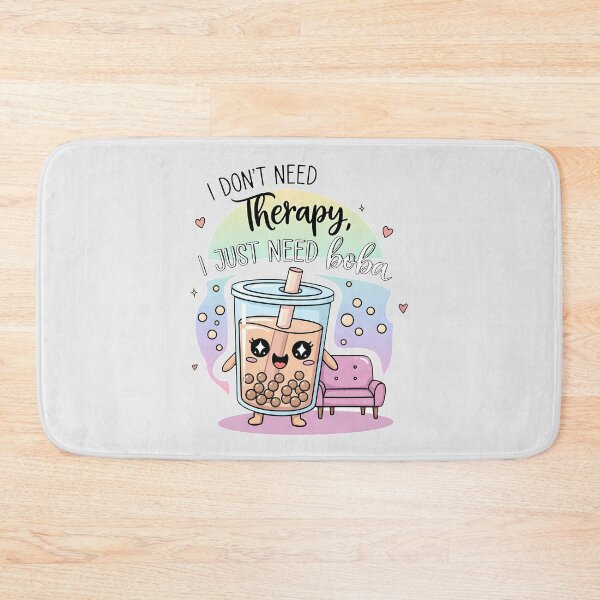 Item preview, I Don’t Need Therapy I Just Need Boba | Cute Bubble Tea Sticker designed and sold by DreamyChaos.