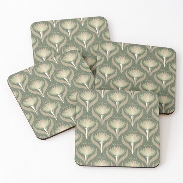 Item preview, Midcentury Bloom - Cactus designed and sold by Carina Parry Studios.