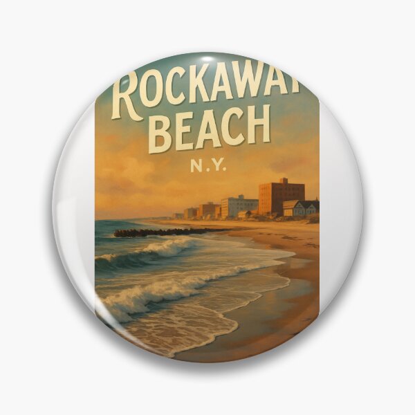 Item preview, Rockaway Beach Oceanfront at Dusk, New York designed and sold by Places On Earth.