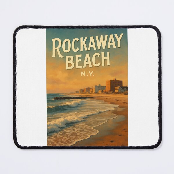 Item preview, Rockaway Beach Oceanfront at Dusk, New York designed and sold by Places On Earth.