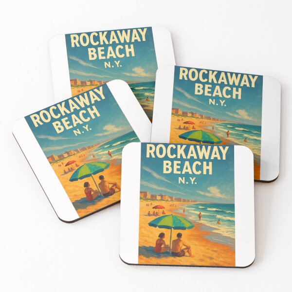Item preview,  Rockaway Beach Summer Scene Queens New York designed and sold by Places On Earth.