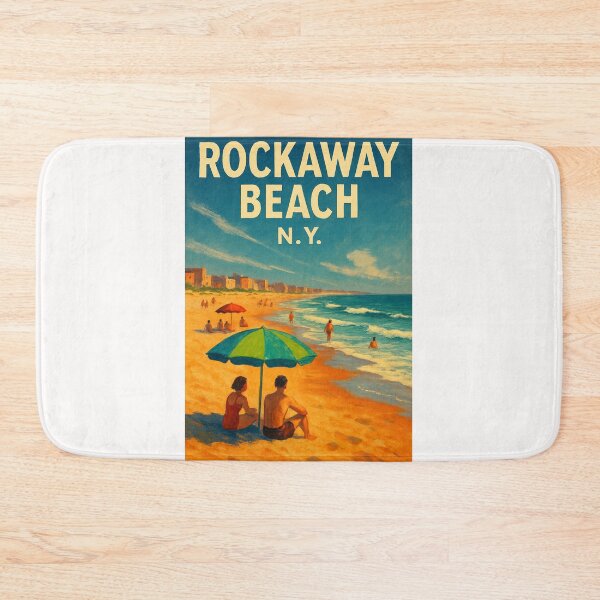 Item preview, Rockaway Beach Summer Scene Queens New York designed and sold by Places On Earth.