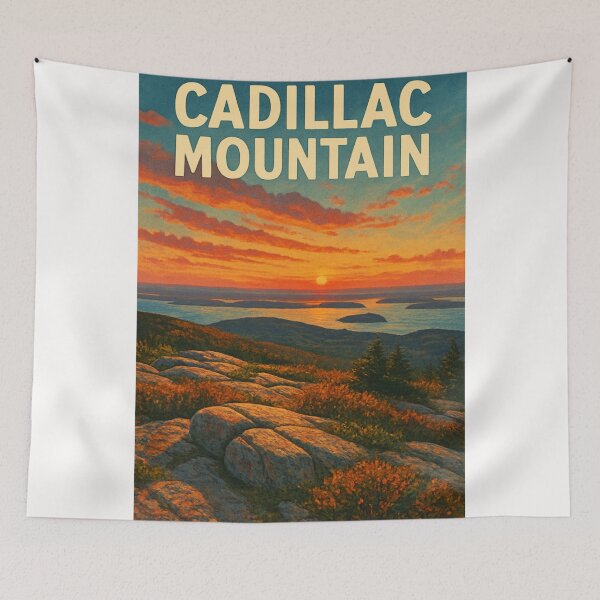 Item preview,   Sunset Over Frenchman Bay Cadillac Mountain Maine designed and sold by Places On Earth.