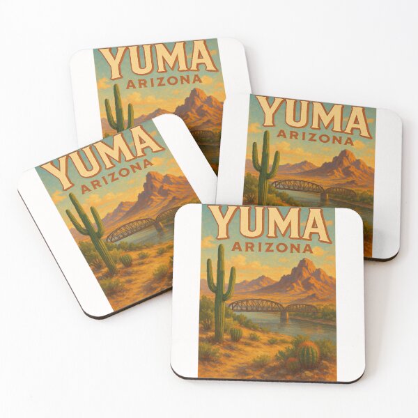 Item preview, Yuma Arizona Desert Landscape with Train Bridge designed and sold by Places On Earth.