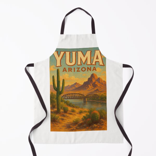 Item preview, Yuma Arizona Desert Landscape with Train Bridge designed and sold by Places On Earth.