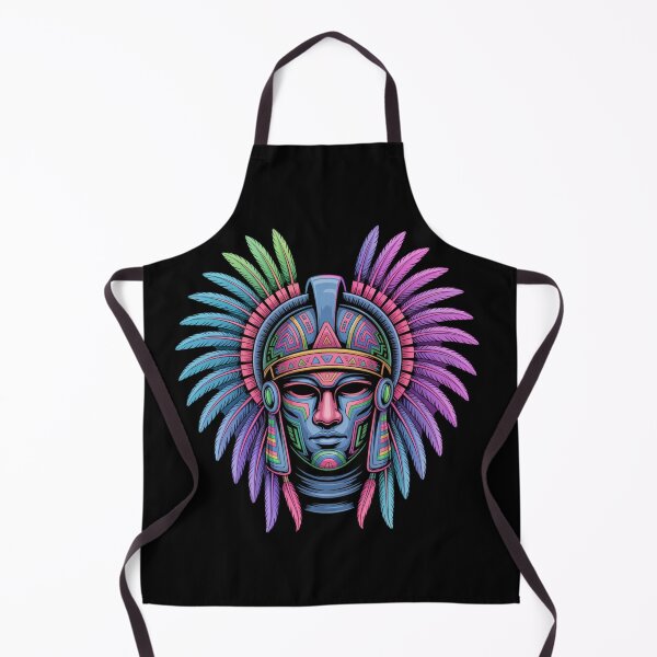 Item preview, Aztec Warrior Vintage Graphic Ancient Mexico Tribal Art Design designed and sold by Nzgiftsandmore.
