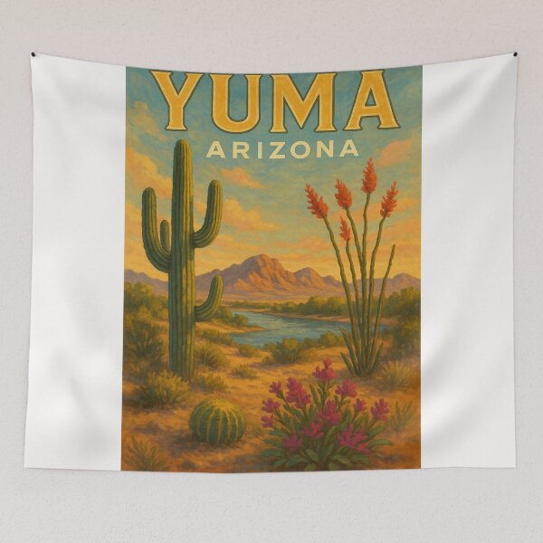 Item preview,  Yuma Arizona Sonoran Desert Wildflowers designed and sold by Places On Earth.