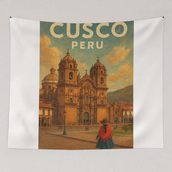 Item preview, Catedral de Cusco Plaza de Armas Perú Andes designed and sold by Places On Earth.