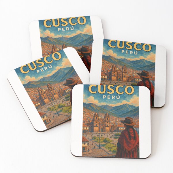 Item preview,  Cusco Plaza de Armas Overlook Andes Peru designed and sold by Places On Earth.