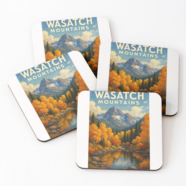 Item preview,  Wasatch Mountains Autumn Reflection Utah designed and sold by Places On Earth.