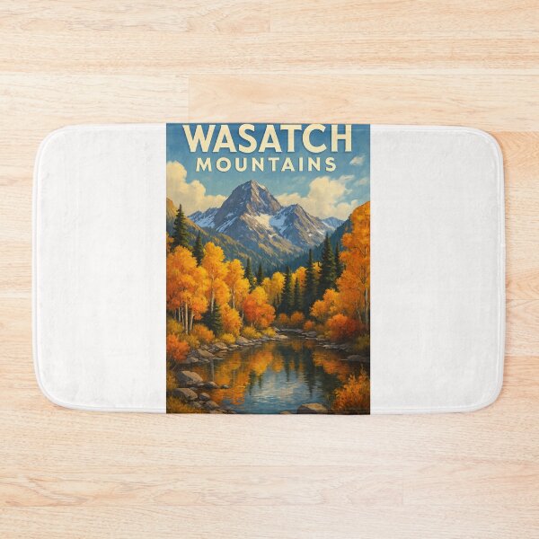 Item preview,  Wasatch Mountains Autumn Reflection Utah designed and sold by Places On Earth.