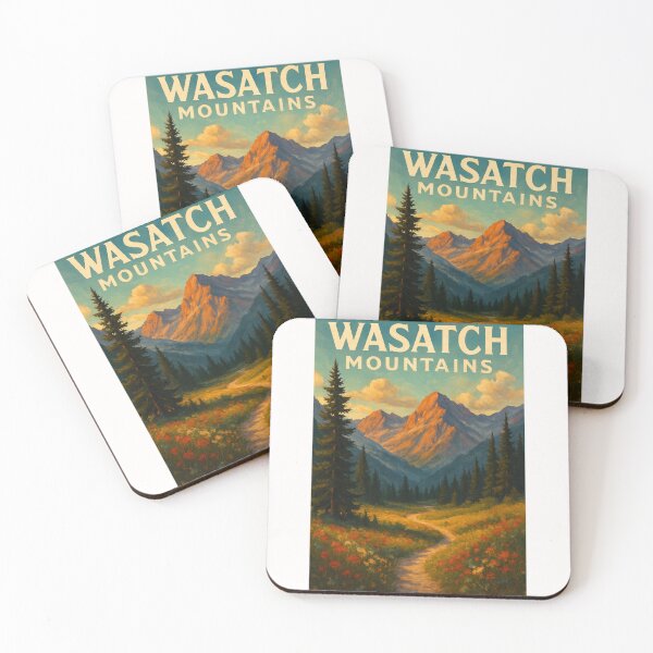 Item preview,  Wasatch Mountains Wildflower Meadow Trail Utah designed and sold by Places On Earth.