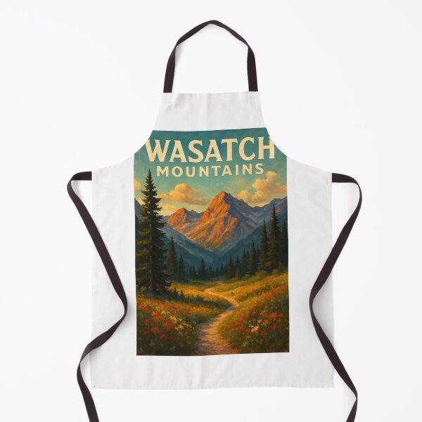 Item preview,  Wasatch Mountains Wildflower Meadow Trail Utah designed and sold by Places On Earth.