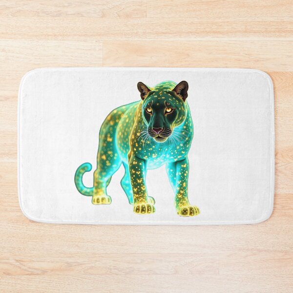 Item preview, Neon Panther: Cosmic Glow Wildlife Art designed and sold by GloriousArtSKD.
