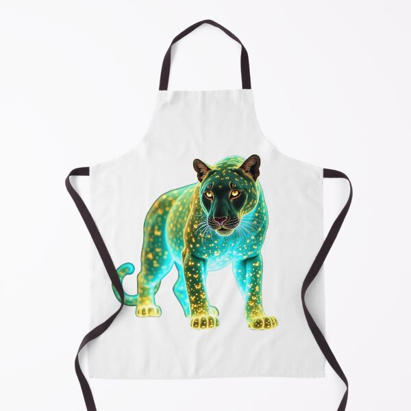 Item preview, Neon Panther: Cosmic Glow Wildlife Art designed and sold by GloriousArtSKD.