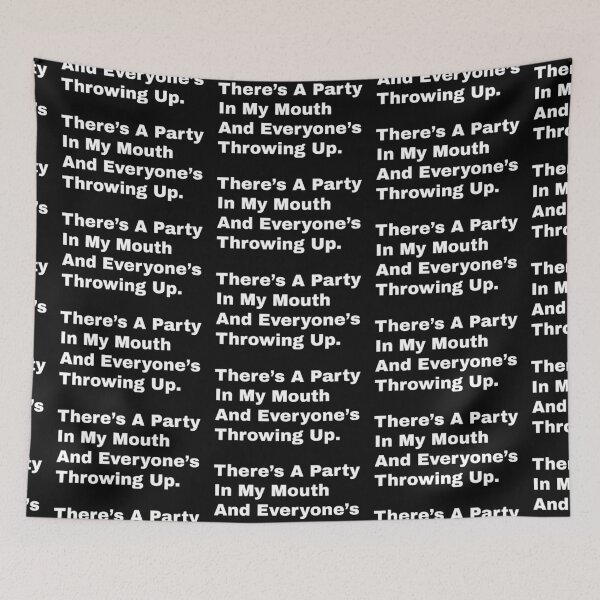 Item preview, Party In My Mouth (white) designed and sold by Unkie Monkie Studios.