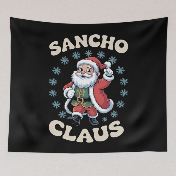 Item preview, Funny Santa Claus Sancho Mexican Santa Claus Christmas designed and sold by WalshDrawnLaugh.