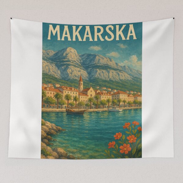 Item preview,  Makarska Dalmatian Coast Adriatic Croatia designed and sold by Places On Earth.