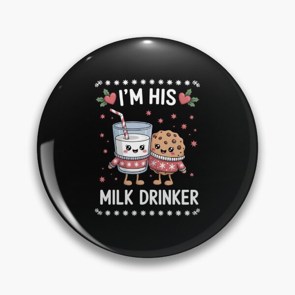 Item preview, Im Her Cookie Eater Im His Milk Drinker Couples Christmas designed and sold by WalshDrawnLaugh.