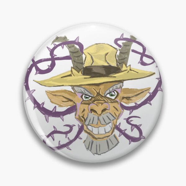 Item preview, Purple Goat Star designed and sold by SideBurnsPrints.