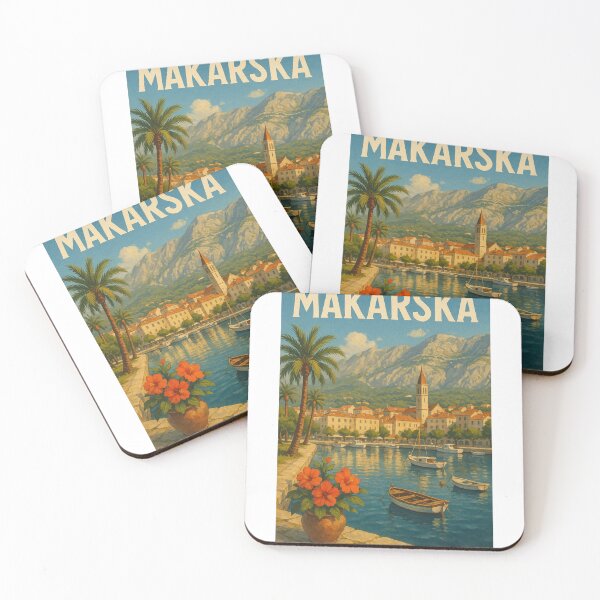 Item preview,  Makarska Riviera Waterfront Boats Croatia designed and sold by Aryabek.