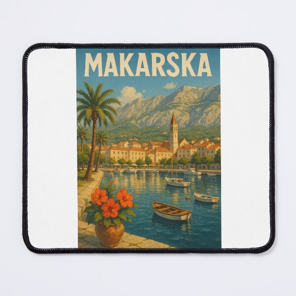 Item preview, Makarska Riviera Waterfront Boats Croatia designed and sold by Aryabek.