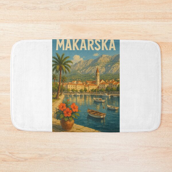 Item preview,  Makarska Riviera Waterfront Boats Croatia designed and sold by Aryabek.