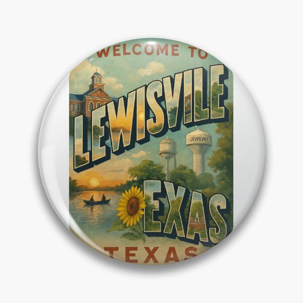 Item preview, Welcome to Lewisville Texas Scenic Montage designed and sold by Aryabek.
