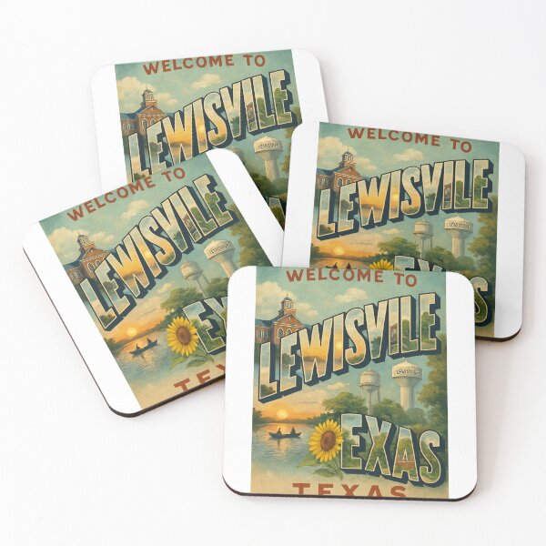Item preview, Welcome to Lewisville Texas Scenic Montage designed and sold by Aryabek.