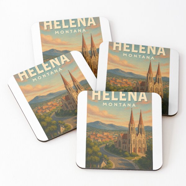 Item preview,  Helena Montana Cathedral of St. Helena Scenic View designed and sold by Aryabek.