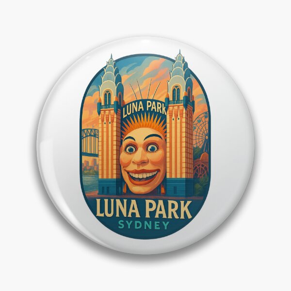 Item preview, Luna Park Sydney Entrance with Harbour Bridge designed and sold by Aryabek.