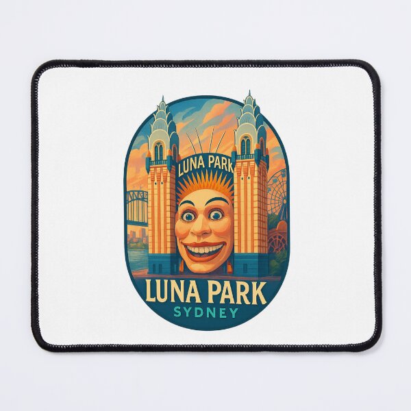 Item preview, Luna Park Sydney Entrance with Harbour Bridge designed and sold by Aryabek.