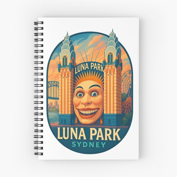 Item preview, Luna Park Sydney Entrance with Harbour Bridge designed and sold by Aryabek.