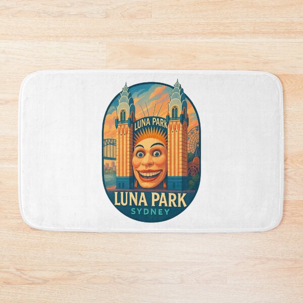 Item preview, Luna Park Sydney Entrance with Harbour Bridge designed and sold by Aryabek.