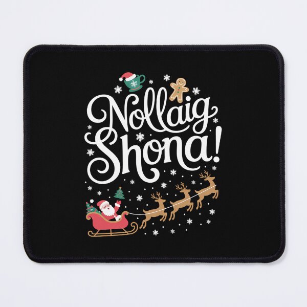 Item preview, Merry Christmas in Irish Nollaig Shona designed and sold by WalshDrawnLaugh.