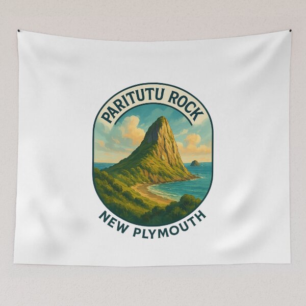 Item preview, Paritutu Rock New Plymouth Taranaki Coast designed and sold by Aryabek.