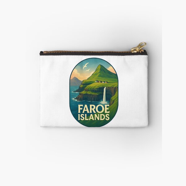 Item preview,  Gásadalur Village View Faroe Islands Cliffs designed and sold by Aryabek.