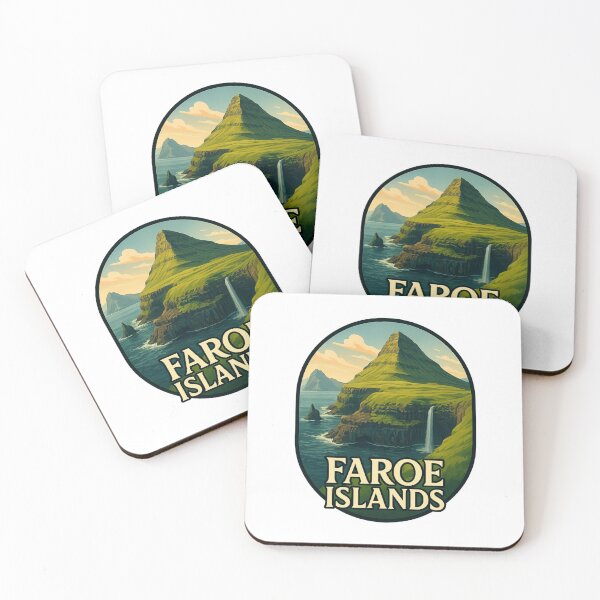 Item preview,  Faroe Islands Coastal Cliffs and Waterfall designed and sold by Aryabek.