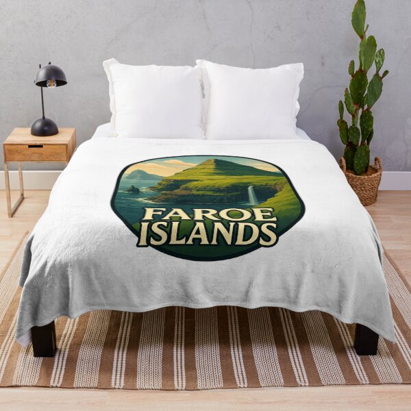 Item preview, Faroe Islands Coastal Cliffs and Waterfall designed and sold by Aryabek.