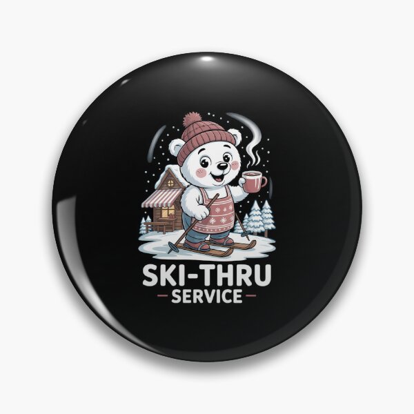 Item preview, Ski-Thru Service Polar Bear Ski Lover designed and sold by WalshDrawnLaugh.