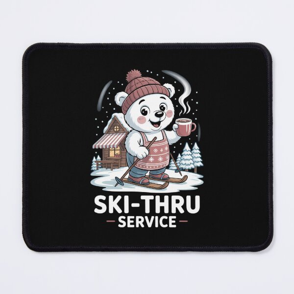 Item preview, Ski-Thru Service Polar Bear Ski Lover designed and sold by WalshDrawnLaugh.