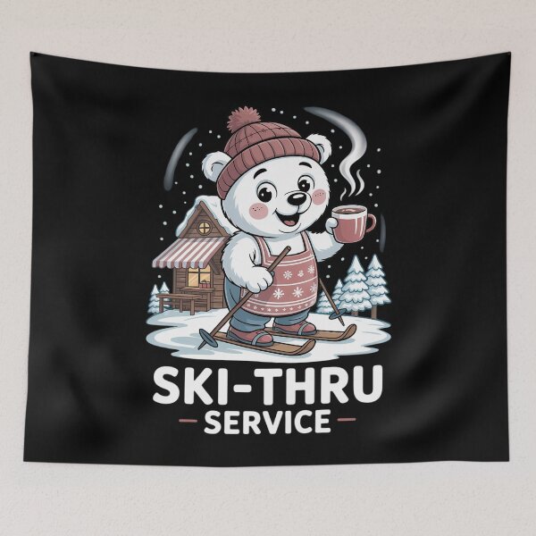 Item preview, Ski-Thru Service Polar Bear Ski Lover designed and sold by WalshDrawnLaugh.