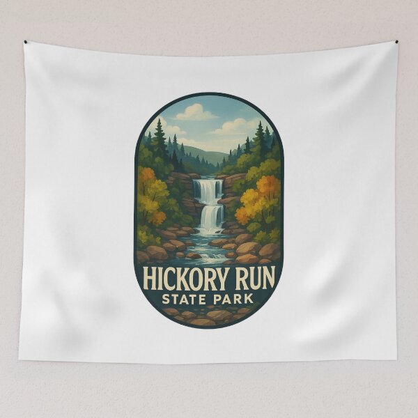 Item preview,  Hickory Run State Park Autumn Waterfalls Pennsylvania designed and sold by Aryabek.