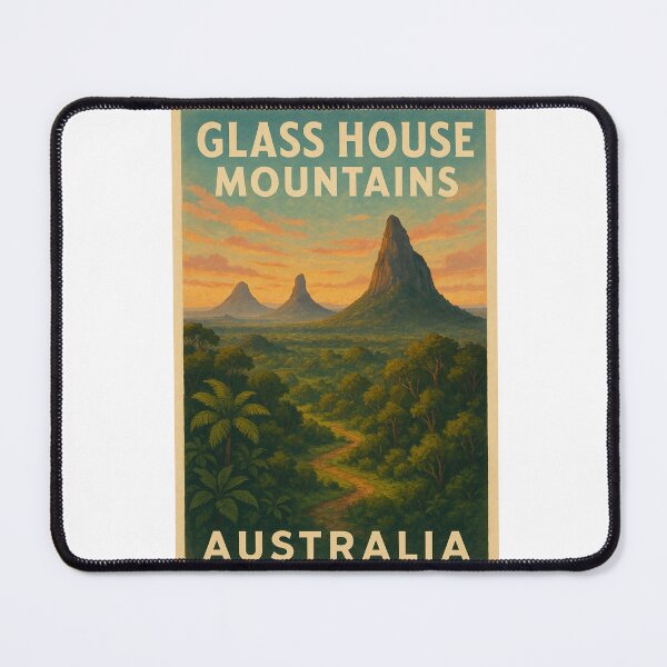Item preview,  Glass House Mountains Queensland Sunset View designed and sold by Aryabek.
