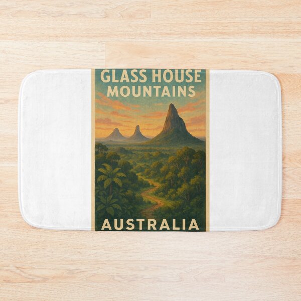 Item preview,  Glass House Mountains Queensland Sunset View designed and sold by Aryabek.